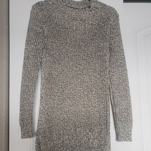 Marled High-Low Sweater